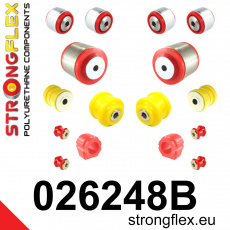 026248B: Strongflex Sada silentbloků předního zavěšení 026248B: Strongflex Sada silentbloků předního zavěšení