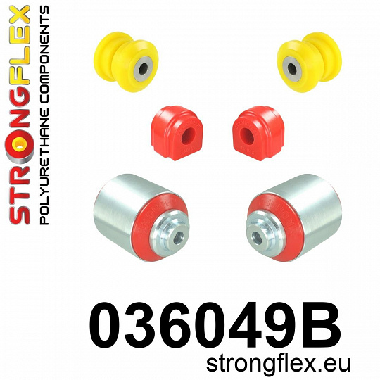 036049B: Strongflex Sada silentbloků předního zavěšení