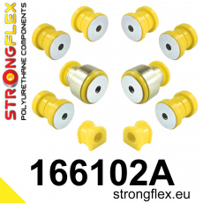 166102A: Strongflex Sada silentbloků předního zavěšení varianta SPORT 166102A: Strongflex Sada silentbloků předního zavěšení varianta SPORT