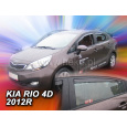 HEKO ofuky oken Kia Rio 4dv sedan (2011-2017) přední + zadní