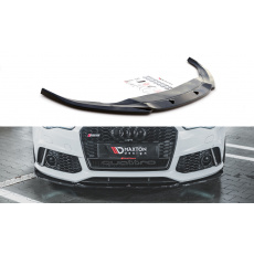 Maxton Design spoiler pod přední nárazník ver.3 pro Audi RS6 C7, Carbon-Look