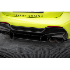 Maxton Design "Street Pro" difuzor zadního nárazníku v.3 pro BMW řada 1 F40, plast ABS bez povrchové úpravy, s černou a červenou linkou, M-Pack / M135i Maxton Design "Street Pro" difuzor zadního nárazníku v.3 pro BMW řada 1 F40, plast ABS bez povrchové úpravy, s černou a červenou linkou, M-Pack / M135i