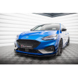 Maxton Design "Racing durability" spoiler pod přední nárazník s rohovými splittery pro Ford Focus, Focus ST Mk4, plast ABS bez povrchové úpravy