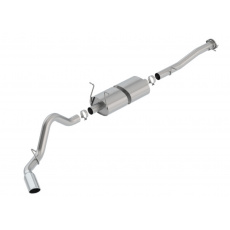 Borla Cat-Back výfukový systém "S-Type" typ 36 pro GMC Sierra 2500 6,0l 4WD, 4-dvéř. CC/SB 153.7" WB, r.v. 2015 - 2019, typ koncovek: chromové