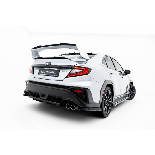 Maxton Design spoiler pod zadní nárazník s žebrováním pro Subaru WRX STI Mk2, černý lesklý plast ABS Maxton Design spoiler pod zadní nárazník s žebrováním pro Subaru WRX STI Mk2, černý lesklý plast ABS