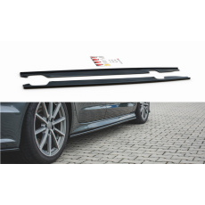Maxton Design difuzory pod boční prahy pro Audi S6 C7 FL, Carbon-Look