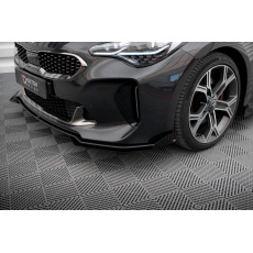 Maxton Design rohové spoilery pod přední nárazník pro Kia Stinger GT, GT-Line, plast ABS bez povrchové úpravy