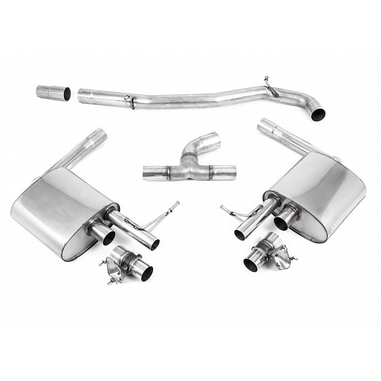 Milltek Sport výfukový systém cat-back 76mm bez rezonátoru s klapkami (hlasitější) pro Volkswagen Arteon 2.0TSI 280PS 4Motion (bez OPF/GPF) 2017-2019 Milltek Sport výfukový systém cat-back 76mm bez rezonátoru s klapkami (hlasitější) pro Volkswagen Arteon 2.0TSI 280PS 4Motion (bez OPF/GPF) 2017-2019