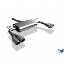 Fox Sportauspuff koncový tlumič výfuku s koncovkou 2x80 Typ 16 na obou stranách pro Hyundai ix35 2010- s motorem 1.6, 1.7 D, 2.0, 2.0 D