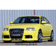 Rieger přední nárazník pro Audi A3 8L 3-dvéř., 5-dvéř., plast ABS bez povrchové úpravy, pro orig. masku Audi A6, s žebrováním