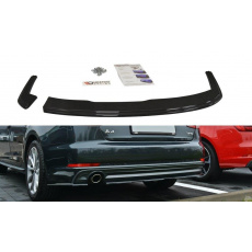 Maxton Design boční difuzory pod zadní nárazník pro Audi A4 B9, černý lesklý plast ABS, S-Line Maxton Design boční difuzory pod zadní nárazník pro Audi A4 B9, černý lesklý plast ABS, S-Line