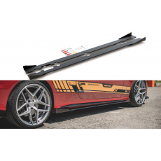 Maxton Design "Racing durability" difuzory pod boční prahy s křidélky pro Mercedes třída C W205/C43 AMG Coupe, plast ABS bez povrchové úpravy, s červenou linkou Maxton Design "Racing durability" difuzory pod boční prahy s křidélky pro Mercedes třída C W205/C43 AMG Coupe, plast ABS bez povrchové úpravy, s červenou linkou