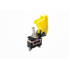 Vypínač 12V 35A včetně žluté krytky Vypínač 12V 35A včetně žluté krytky