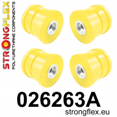 026263A: Strongflex Sada silentbloků zadního nosníku varianta SPORT 026263A: Strongflex Sada silentbloků zadního nosníku varianta SPORT