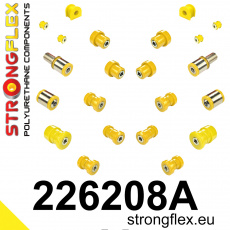 226208A: Strongflex Sada silentbloků zadního zavěšení varianta SPORT