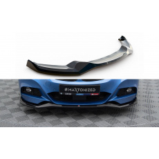 Maxton Design spoiler pod přední nárazník ver.2 pro BMW řada 3 GT F34, černý lesklý plast ABS, M-Pack