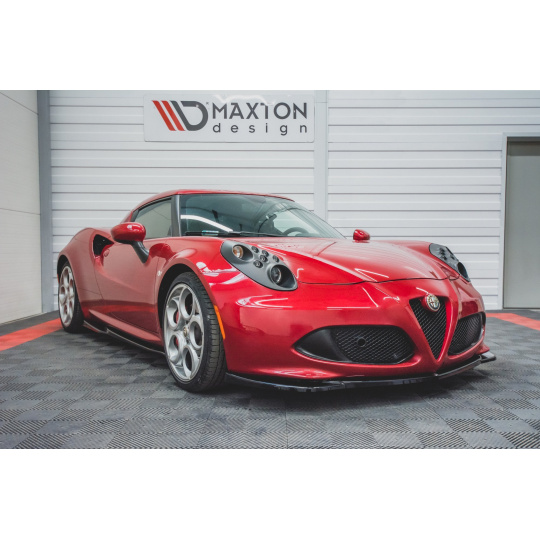 Maxton Design spoiler pod přední nárazník pro Alfa Romeo 4C, černý lesklý plast ABS Maxton Design spoiler pod přední nárazník pro Alfa Romeo 4C, černý lesklý plast ABS