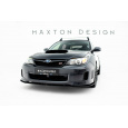 Maxton Design "Street Pro" spoiler pod přední nárazník pro Subaru Impreza WRX STi Mk3 Facelift, plast ABS bez povrchové úpravy, s černou a červenou linkou