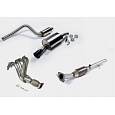 Milltek Sport kompletní výfukový systém s rezonátorem (quieter), vč. Hi-Flow sportovního katalyzátoru pro Ford Fiesta Mk6 ST 150 2005-2008