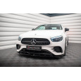 Maxton Design spoiler pod přední nárazník ver.2 pro Mercedes třída E W213/Coupe (C238)/53 AMG, W213/Coupe (C238)/AMG-Line, černý lesklý plast ABS