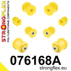 076168A: Strongflex Sada silentbloků předního zavěšení a zadního nosníku varianta SPORT 076168A: Strongflex Sada silentbloků předního zavěšení a zadního nosníku varianta SPORT