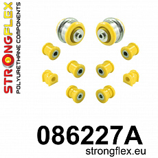 086227A: Strongflex Sada silentbloků zadního zavěšení varianta SPORT 086227A: Strongflex Sada silentbloků zadního zavěšení varianta SPORT