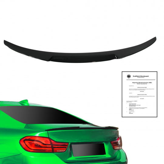JOM spoiler kufru BMW 4 F32 coupe (2013-2021) černý, lesklý