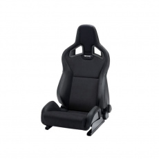 Sportovní sedačka RECARO Sportster CS, sklopná, s airbagem, černá koženka/černá Dynamica