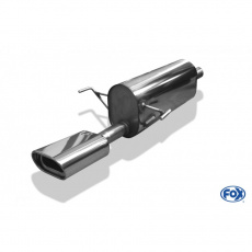 Fox Sportauspuff koncový tlumič výfuku s koncovkou 135x80 Typ 53 pro Opel Astra H s motorem 1.2, 1.3 CDTI, 1.4, 1.6, 1.7 CDTI, 1.8, 1.9 CDTI, Kombi