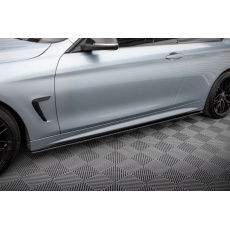 Maxton Design "Street Pro" difuzory pod boční prahy pro BMW řada 4 F32, plast ABS bez povrchové úpravy, Coupe M-Pack Maxton Design "Street Pro" difuzory pod boční prahy pro BMW řada 4 F32, plast ABS bez povrchové úpravy, Coupe M-Pack