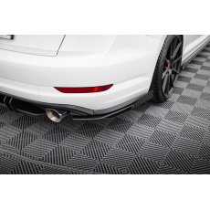 Maxton Design "Street Pro" boční difuzory pod zadní nárazník s křidélky pro Volkswagen Jetta Mk7 GLI, černý lesklý plast ABS, s černou a červenou linkou Maxton Design "Street Pro" boční difuzory pod zadní nárazník s křidélky pro Volkswagen Jetta Mk7 GLI, černý lesklý plast ABS, s černou a červenou linkou
