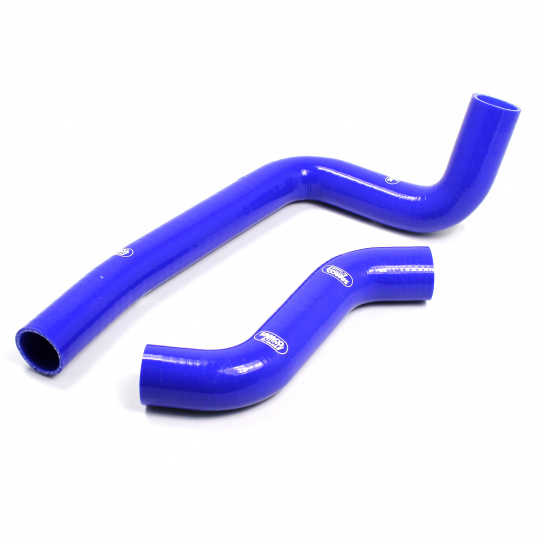 Samco Sport 2-dílná sada silikonových hadic pro vedení chladicí kapaliny pro Mazda RX7 FD3S 12/1991 - 2002 Turbo, barva: modrá