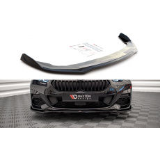 Maxton Design spoiler pod přední nárazník ver.3 pro BMW řada 2 Gran Coupe F44 (2019-)/M-Pack, černý lesklý plast ABS