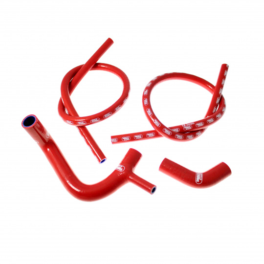 Samco Sport 4-dílná sada silikonových hadic pro vedení chladicí kapaliny pro Mini Mini 1959 - 1992 850cc/998cc (mimo Clubman s malou válcovou hlavou), barva: modrá