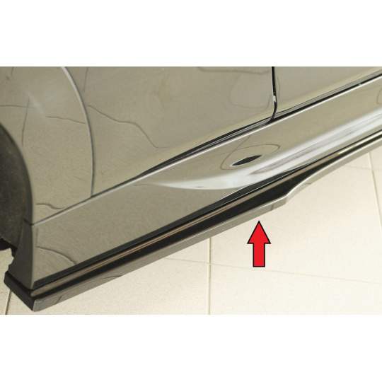 Rieger spoiler pod boční práh mont. strana pro Mini Cooper S FM6 convertible (F67), 03/24-, plast ABS lakovaný do černé lesklé barvy