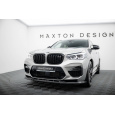 Maxton Design spoiler pod přední nárazník v.1 pro BMW X4 M F98, černý lesklý plast ABS