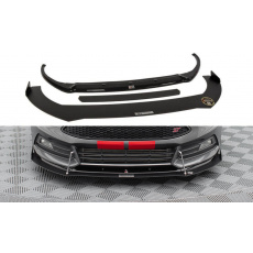 Maxton Design hybridní spoiler předního nárazníku ver.2 pro Ford Focus ST Mk3 Facelift, plast ABS bez povrchové úpravy Maxton Design hybridní spoiler předního nárazníku ver.2 pro Ford Focus ST Mk3 Facelift, plast ABS bez povrchové úpravy