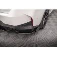 Maxton Design "Street Pro" boční difuzory pod zadní nárazník s křidélky pro BMW řada 2 G42 M-Pack, plast ABS bez povrchové úpravy, s červenou linkou