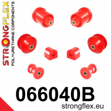 066040B: Strongflex Sada silentbloků předního zavěšení a zadního nosníku 066040B: Strongflex Sada silentbloků předního zavěšení a zadního nosníku