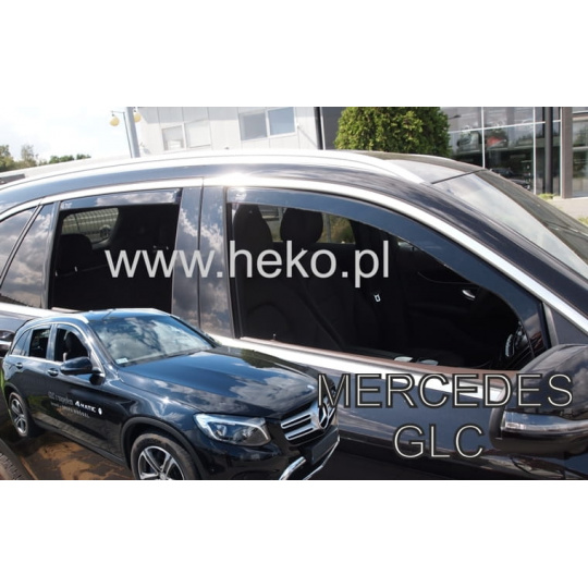 HEKO ofuky oken Mercedes Benz GLC X253 5dv (2016-) přední + zadní