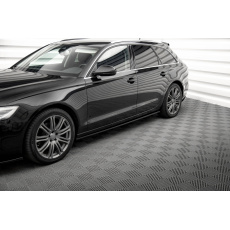 Maxton Design difuzory pod boční prahy ver.2 pro Audi A6 C7, černý lesklý plast ABS Maxton Design difuzory pod boční prahy ver.2 pro Audi A6 C7, černý lesklý plast ABS