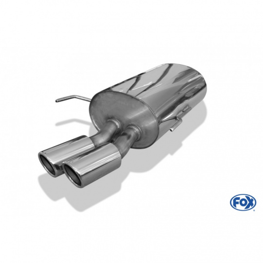 Fox Sportauspuff koncový tlumič výfuku s koncovkou 2x76 Typ 16 pro Mazda Xedos 9 1993- s motorem 2.0, 2.5 Fox Sportauspuff koncový tlumič výfuku s koncovkou 2x76 Typ 16 pro Mazda Xedos 9 1993- s motorem 2.0, 2.5