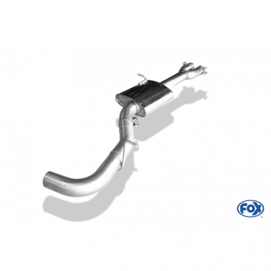 Fox Sportauspuff přední díl s tlumičem pro Audi RS3 8P s motorem 2.5