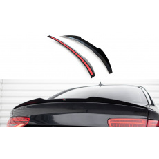 Maxton Design prodloužení spoileru pro Audi S4 B8, černý lesklý plast ABS