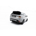 Maxton Design spoiler pod zadní nárazník s žebrováním pro Land rover Range Rover Sport Mk2 Facelift, černý lesklý plast ABS