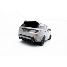 Maxton Design spoiler pod zadní nárazník s žebrováním pro Land rover Range Rover Sport Mk2 Facelift, černý lesklý plast ABS