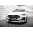 Maxton Design spoiler pod přední nárazník ver.5 pro Ford Focus, Focus ST Mk4, černý lesklý plast ABS