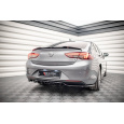 Maxton Design středový spoiler pod zadní nárazník s žebrováním pro Opel Insignia Mk2, černý lesklý plast ABS