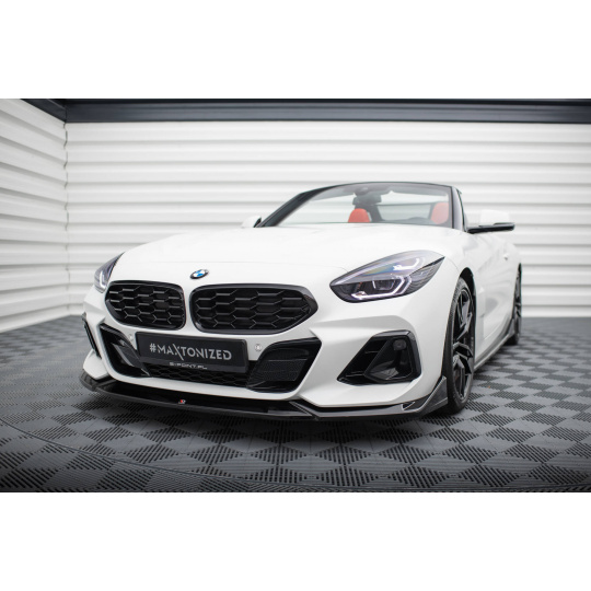 Maxton Design spoiler pod přední nárazník pro BMW Z4 G29 Facelift, černý lesklý plast ABS, M40i / M-Pack