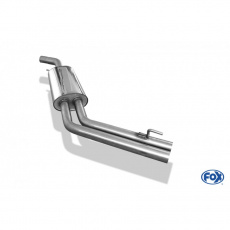 Fox Sportauspuff přední díl s tlumičem pro Volkswagen T4 s motorem 1.9, 1.9 D/TD, 2.0, 2.4 D, 2.5, 2.5 TDI, 2.8, průměr výf. vedení 60/2x50 mm